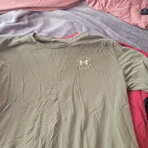 Under armor green shirt
